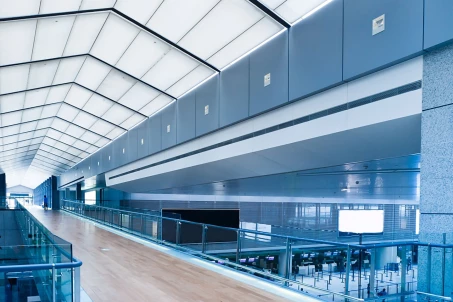 Silk Metal™ micro-perforated sound-absorbing ceiling panels
