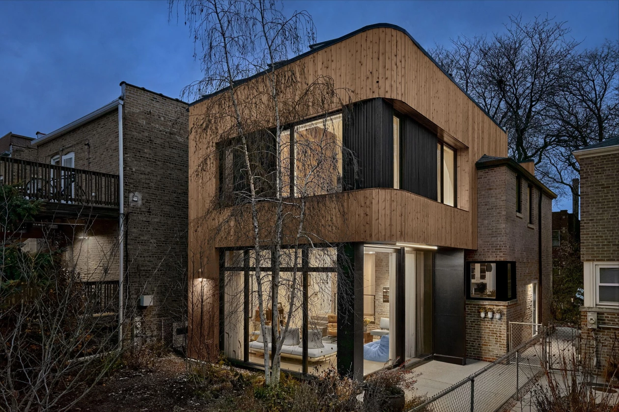 Cedar House Among The Trees