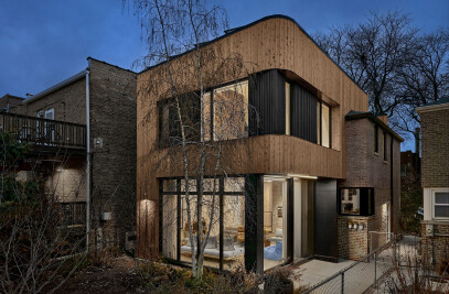 Cedar House Among The Trees