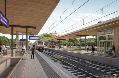 ÖBB Railway station Ehrenhausen