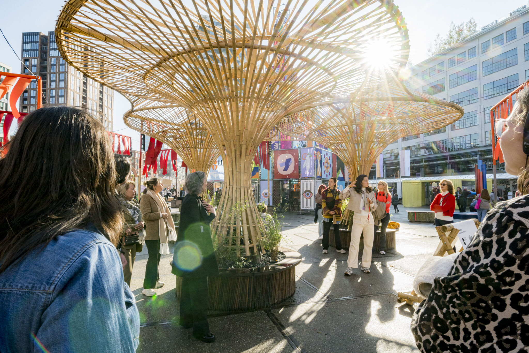 The Trilix - Bamboo Pavilion in Eindhoven, The Netherlands